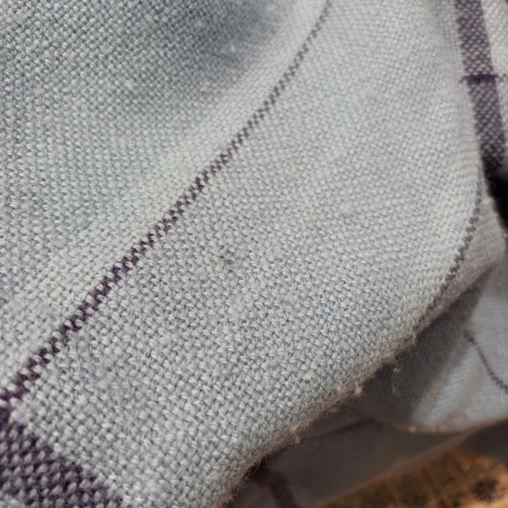The Three Weavers Virgin Wool Vintage Blanket Handmade in USA